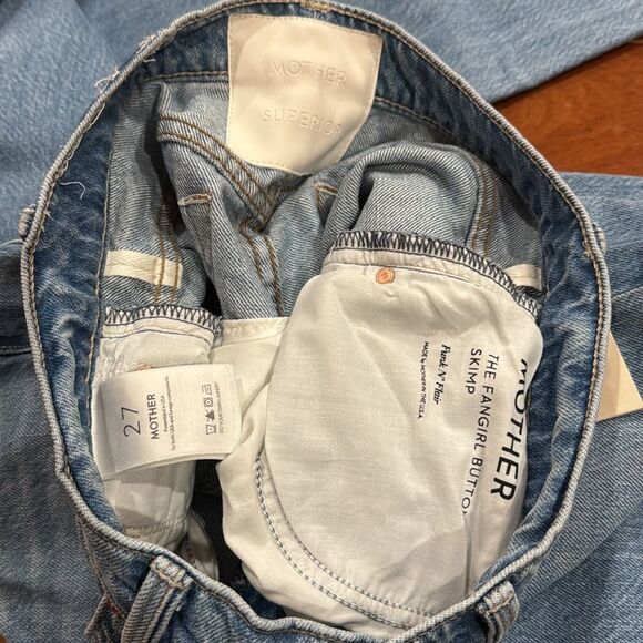 NWT MOTHER Women's The Fangirl Button Skimp Jeans size 27 - Picture 7 of 16